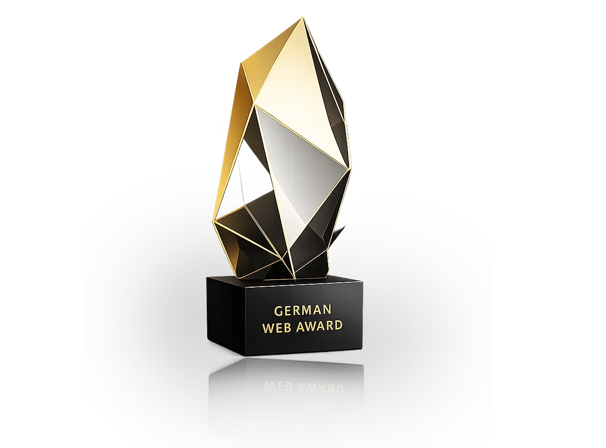 German Web Award Trophäe